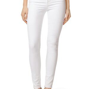 J Brand “Maria” High Waisted Skinny Denim Jeans in White